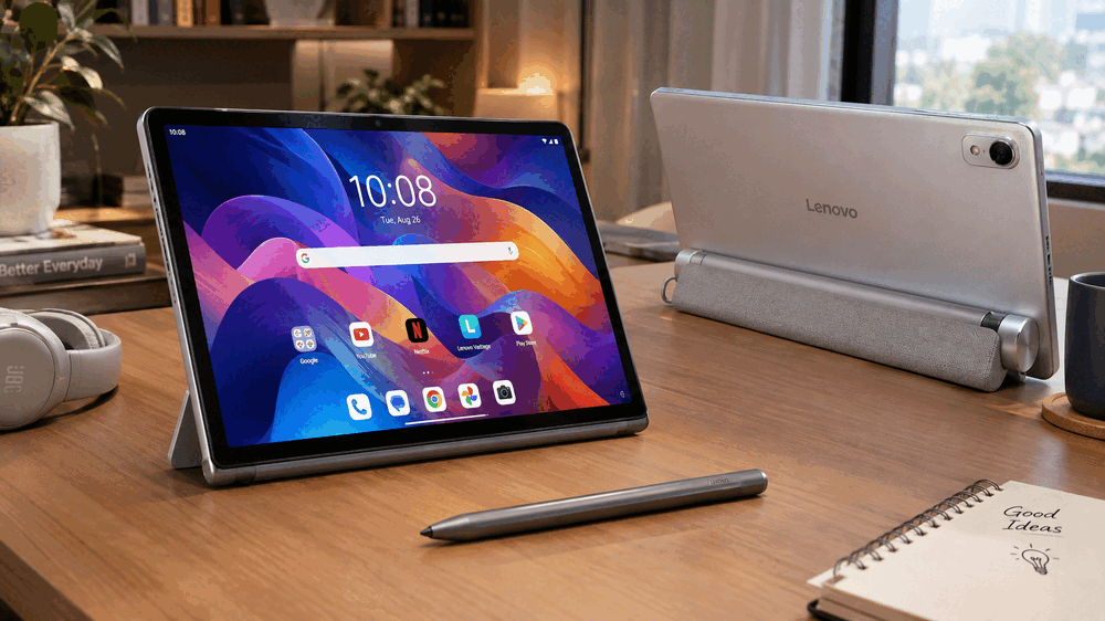 Lenovo Tab Plus Gen 2 Resmi Hadir di Indonesia, Bawa Layar 2.5K 120Hz dan Speaker JBL 9 Unit