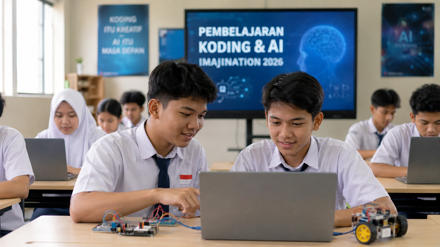 Pembelajaran Koding dan AI Mulai Diperkuat di Sekolah melalui Program ImajiNation 2026