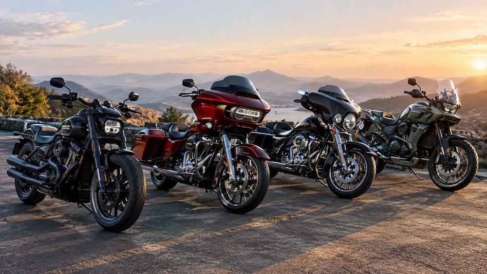 Motor Premium dengan Desain Ikonik, Harley-Davidson.