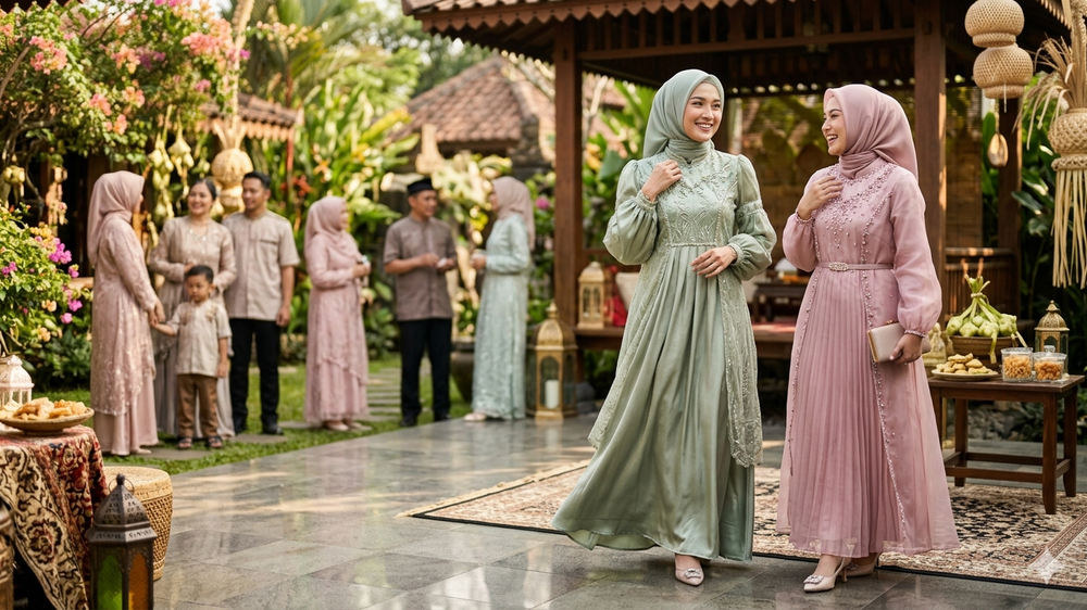Masih Bingung Baju Lebaran? Intip Koleksi Gamis Paling Estetik Ini!