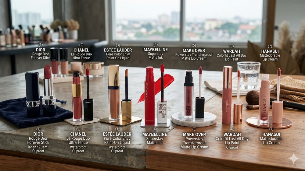 Bye Retouch! 7 Lipstik Ini Tetap Stay Walau Makan Gorengan