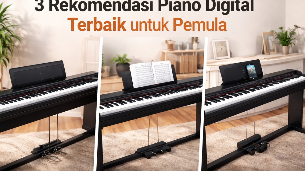 3 Piano Digital Terbaik untuk Pemula: Spesifikasi Lengkap dan Harga Terbaru