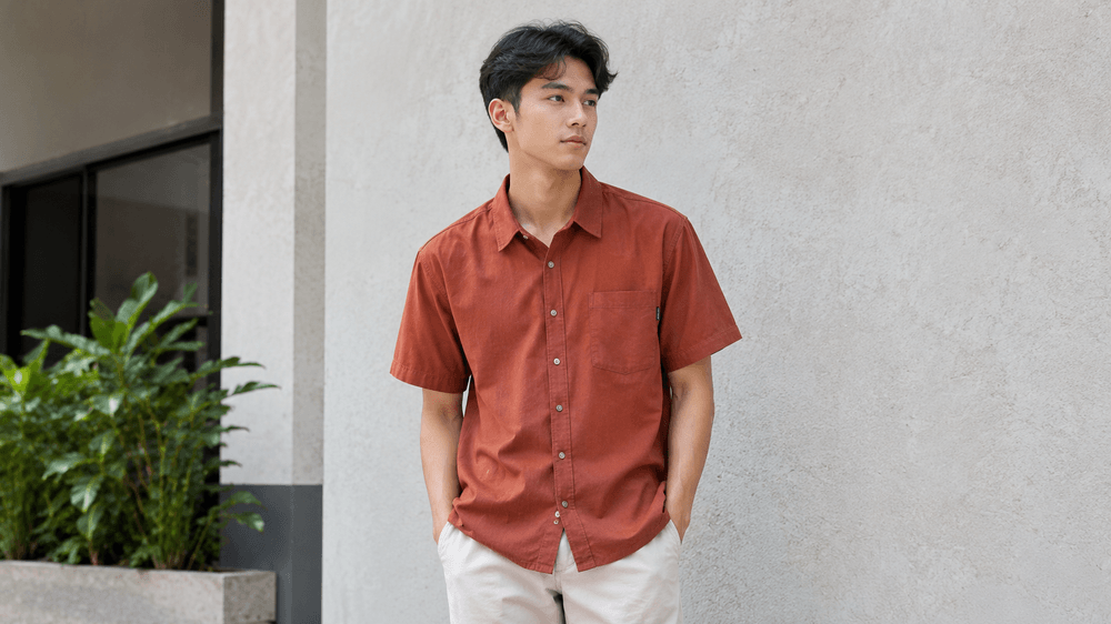 Kemeja Erigo Danvin Terracotta, Pilihan Gaya Kasual untuk Sehari-hari