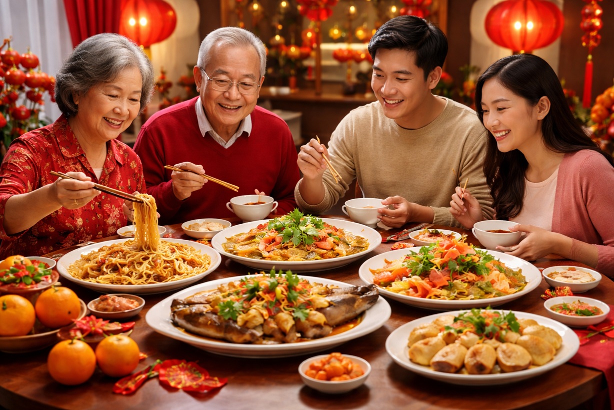 Menu Makan Malam Imlek 2026 di Rumah: Praktis, Hemat, Tetap Sarat Makna