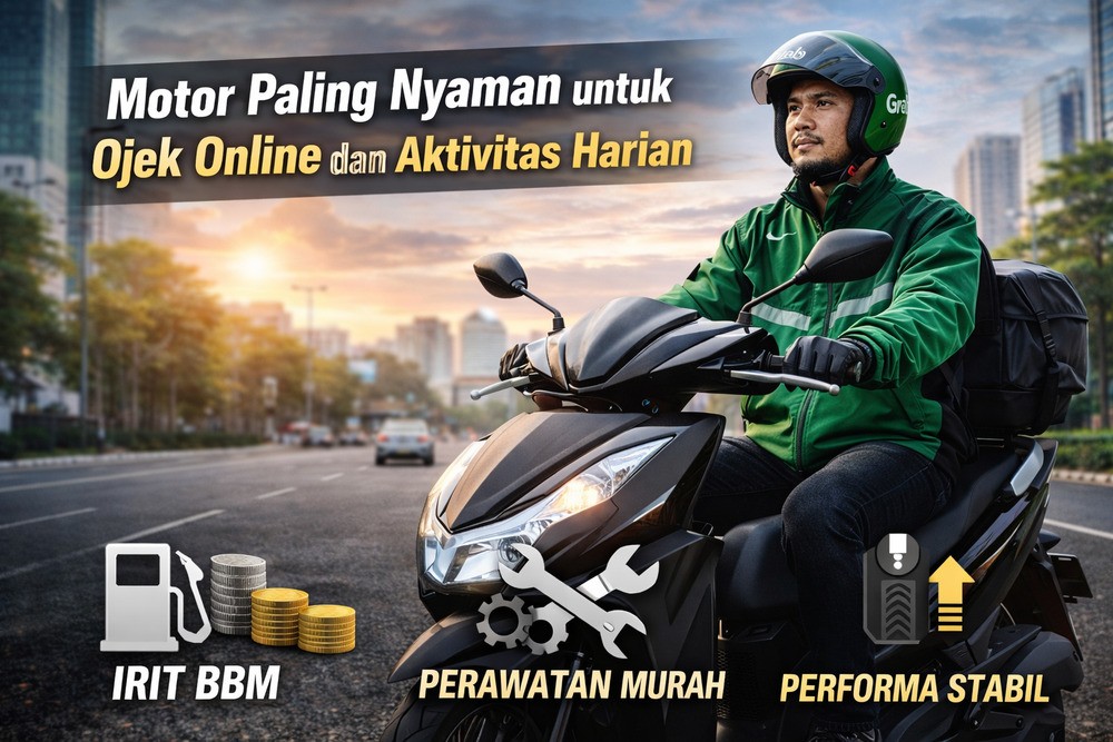 Motor Terbaik untuk Ojek Online: Nyaman, Irit, dan Tahan Lama