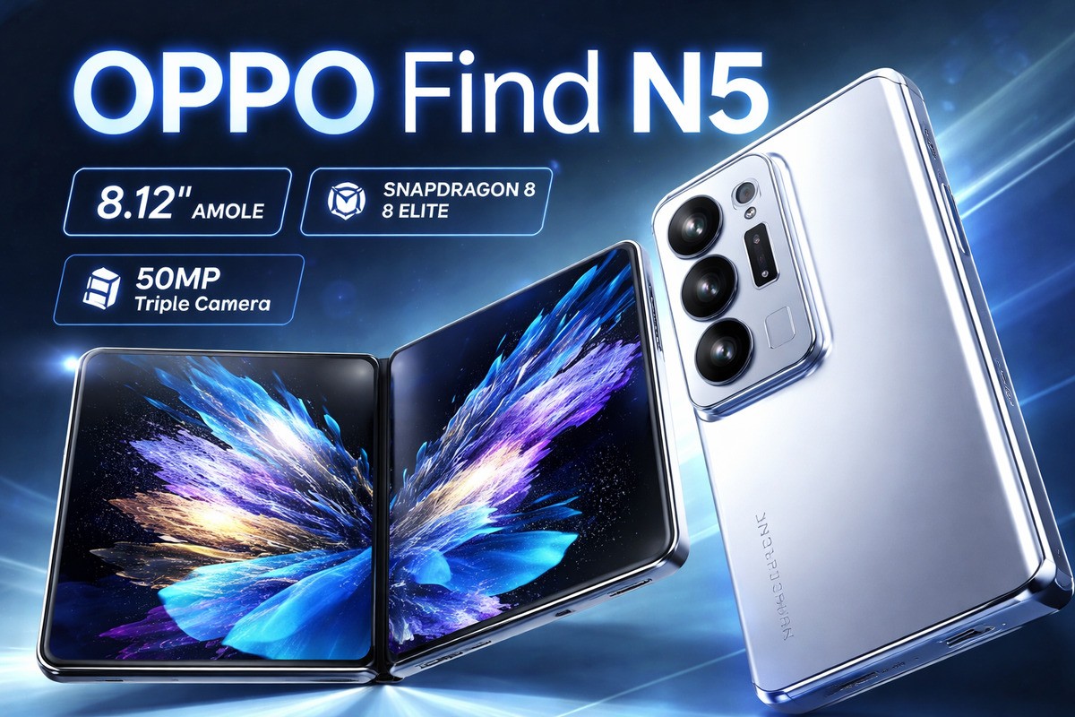 Spesifikasi OPPO Find N5 Terungkap, Smartphone Foldable Tipis dengan Teknologi Terbaru