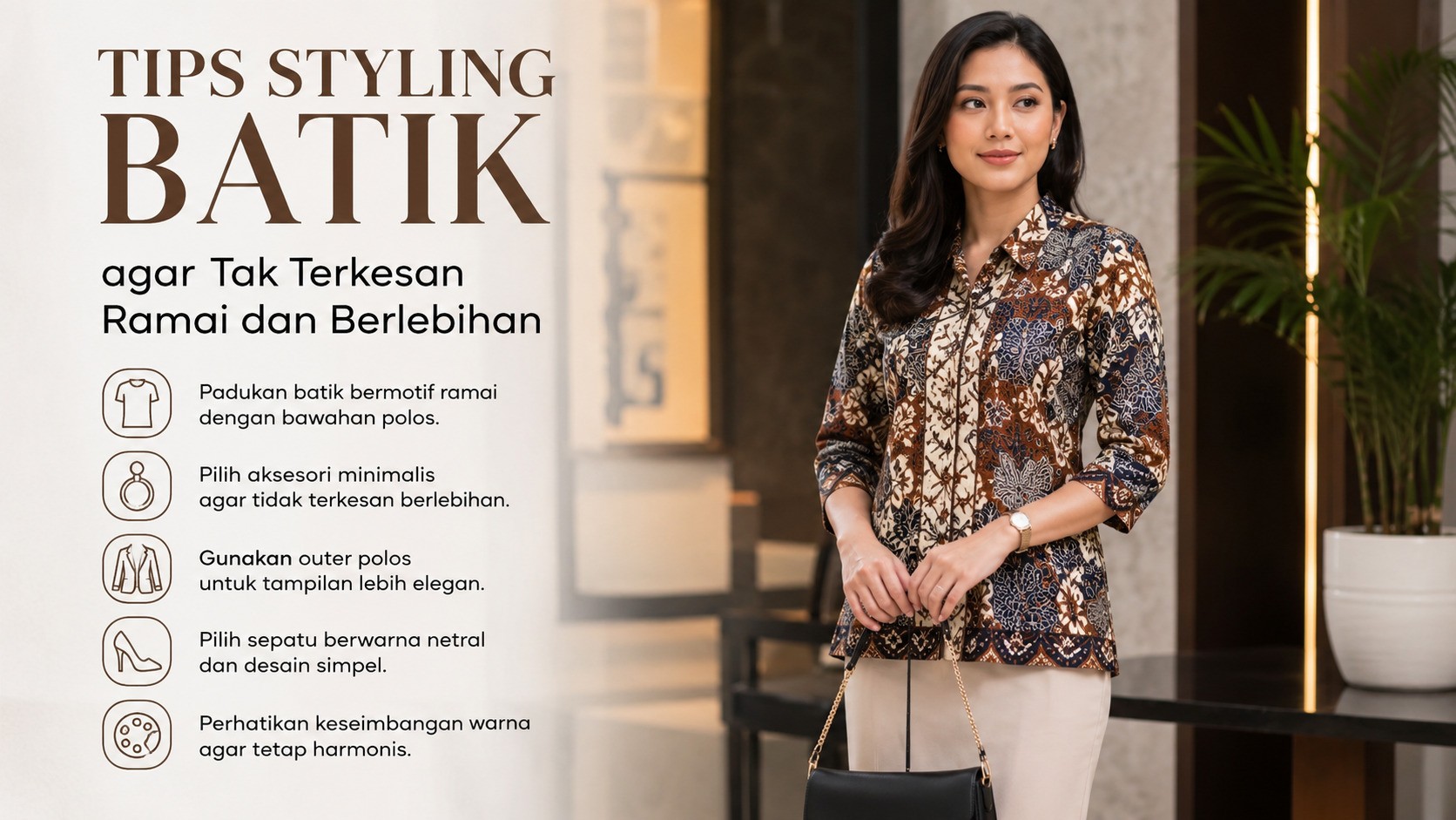 Jangan Sampai Salah! Cara Memakai Batik agar Tetap Simpel dan Menawan