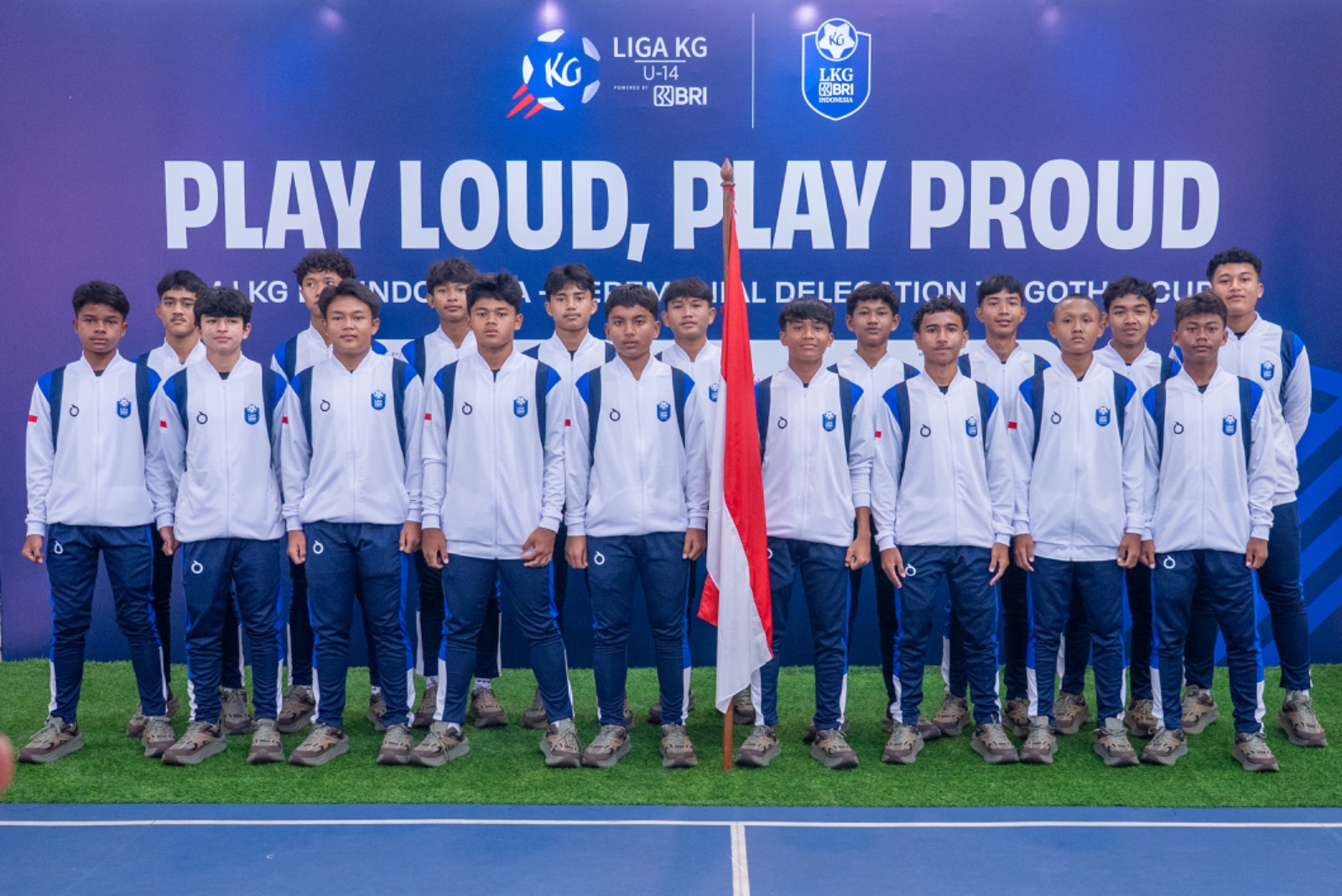 BRI dan Liga Kompas Melepas Keberangkatan Tim LKG BRI ke Piala Dunia Remaja 'Gothia Cup' di Swedia