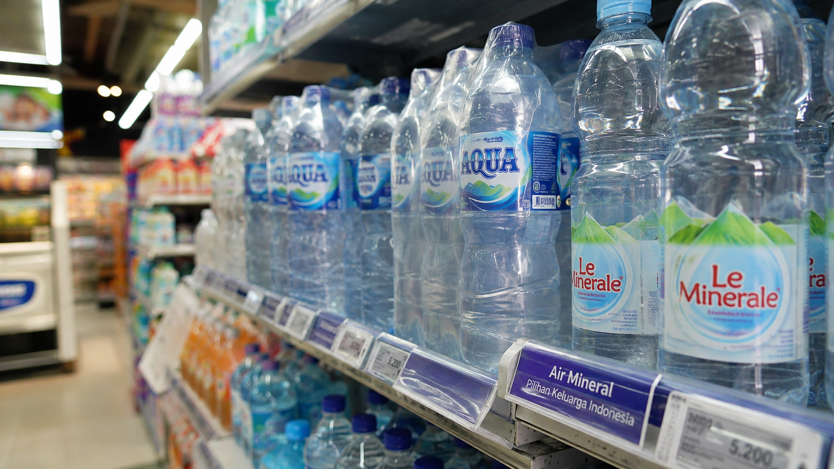 Riset: Dua Merek Ini Kuasai 71 Persen Pasar Air Mineral Indonesia