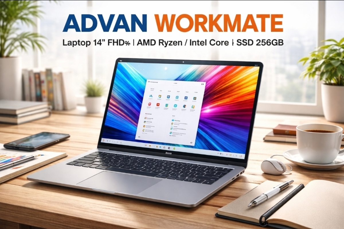 Advan Workmate Tawarkan Performa Ryzen dan Intel dengan Harga 4 Jutaan