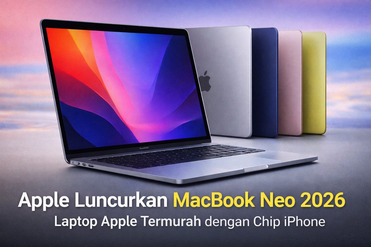 Laptop Apple Termurah Sepanjang Sejarah, MacBook Neo Resmi Dirilis
