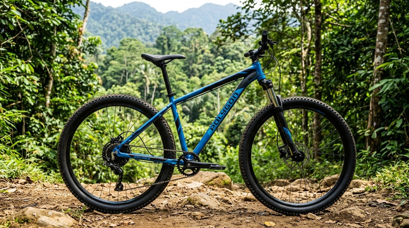 Polygon Cascade 5, MTB Sporty dengan Shimano CUES 1x10 dan Rem Hidrolik