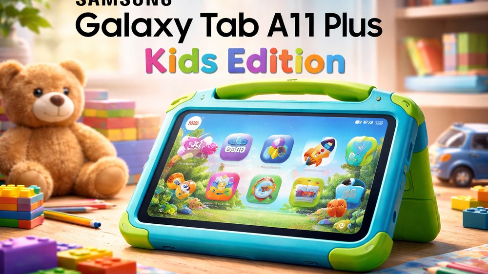 Galaxy Tab A11 Plus Kids Edition, Gadget Aman untuk Belajar dan Bermain