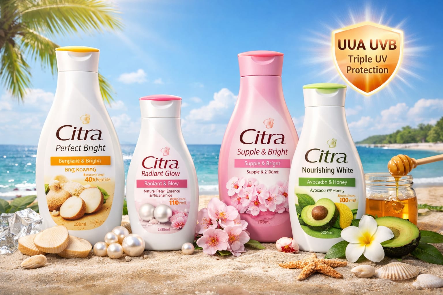 Citra UV Body Lotion, Solusi Kulit Glowing di Iklim Tropis