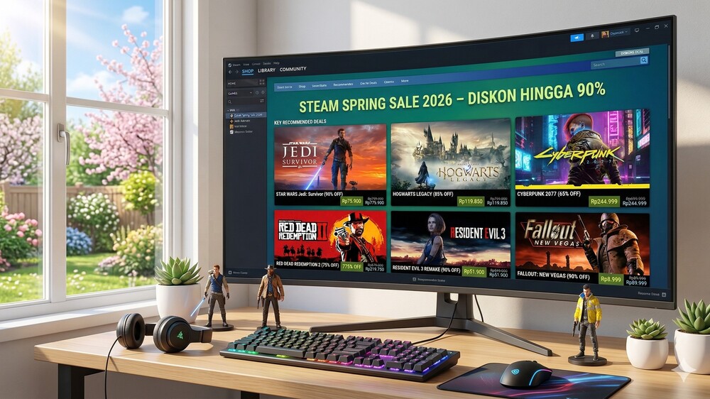 Steam Spring Sale 2026 Tiba: Rekomendasi Game Diskon Terbaik yang Wajib Dibeli