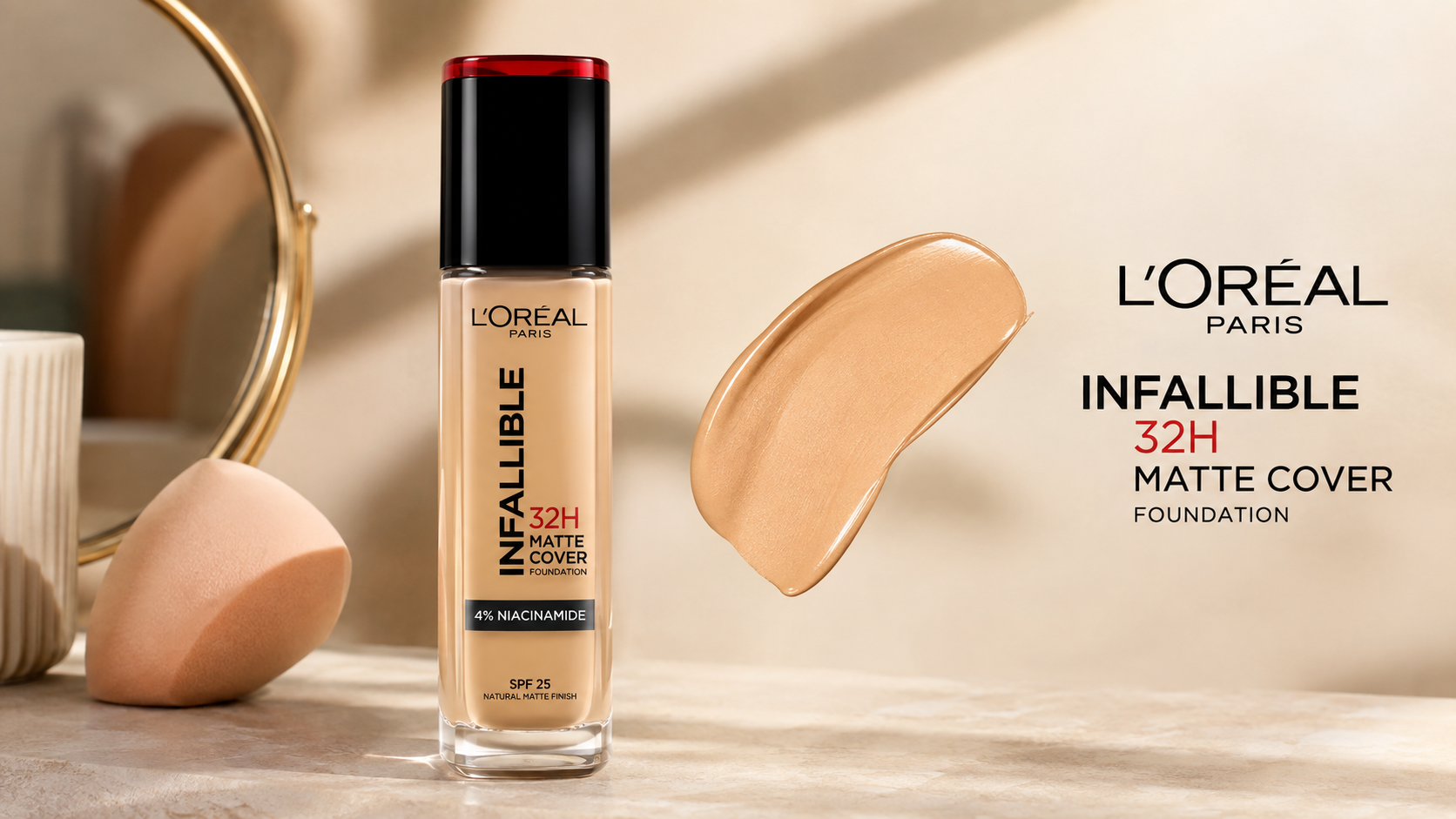 Kenali L’Oréal Infallible Foundation, Makeup Tahan Lama dengan 4% Niacinamide