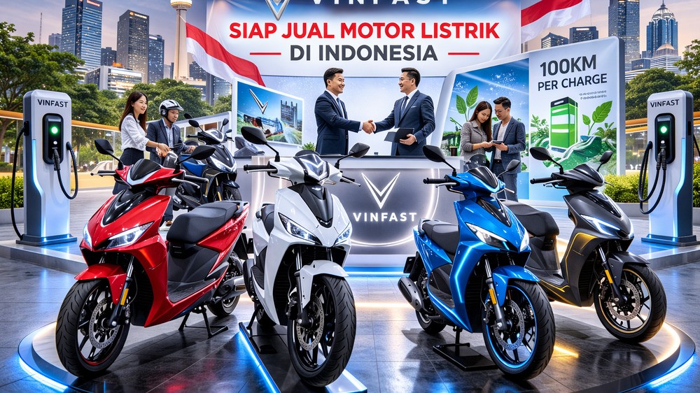 VinFast Bidik Pasar Roda Dua Lewat Motor Listrik