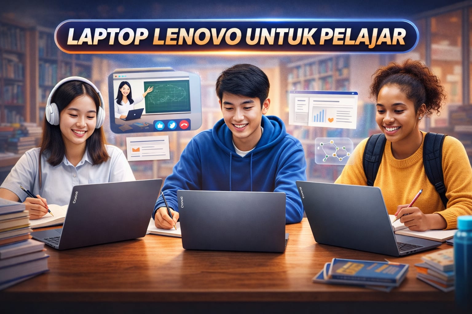 Kenapa Laptop Lenovo Banyak Dipakai Pelajar dan Mahasiswa? Ini Jawabannya