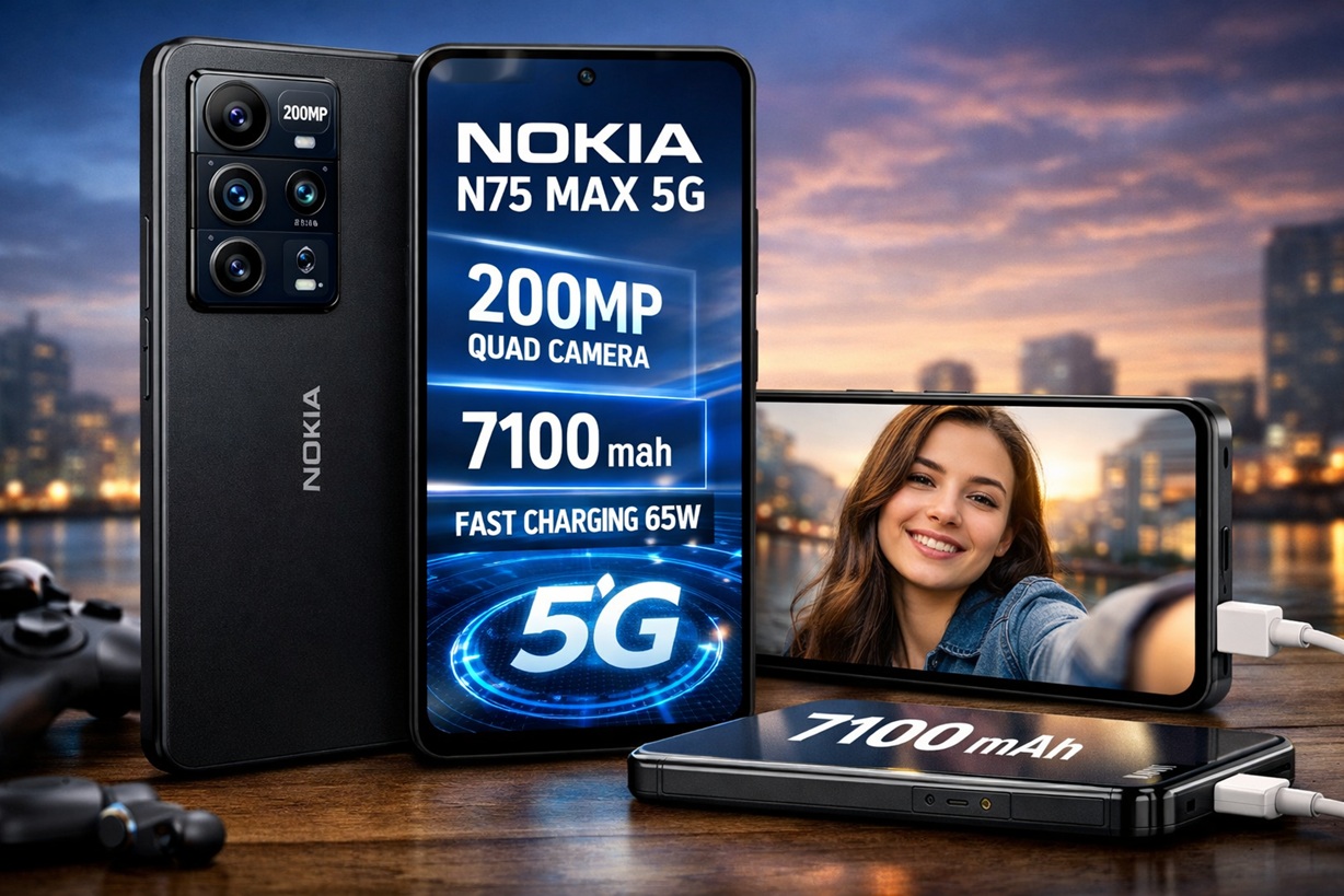 Nokia N75 Max 5G: Fokus Kamera Resolusi Tinggi dan Baterai Jumbo untuk Pengguna Aktif