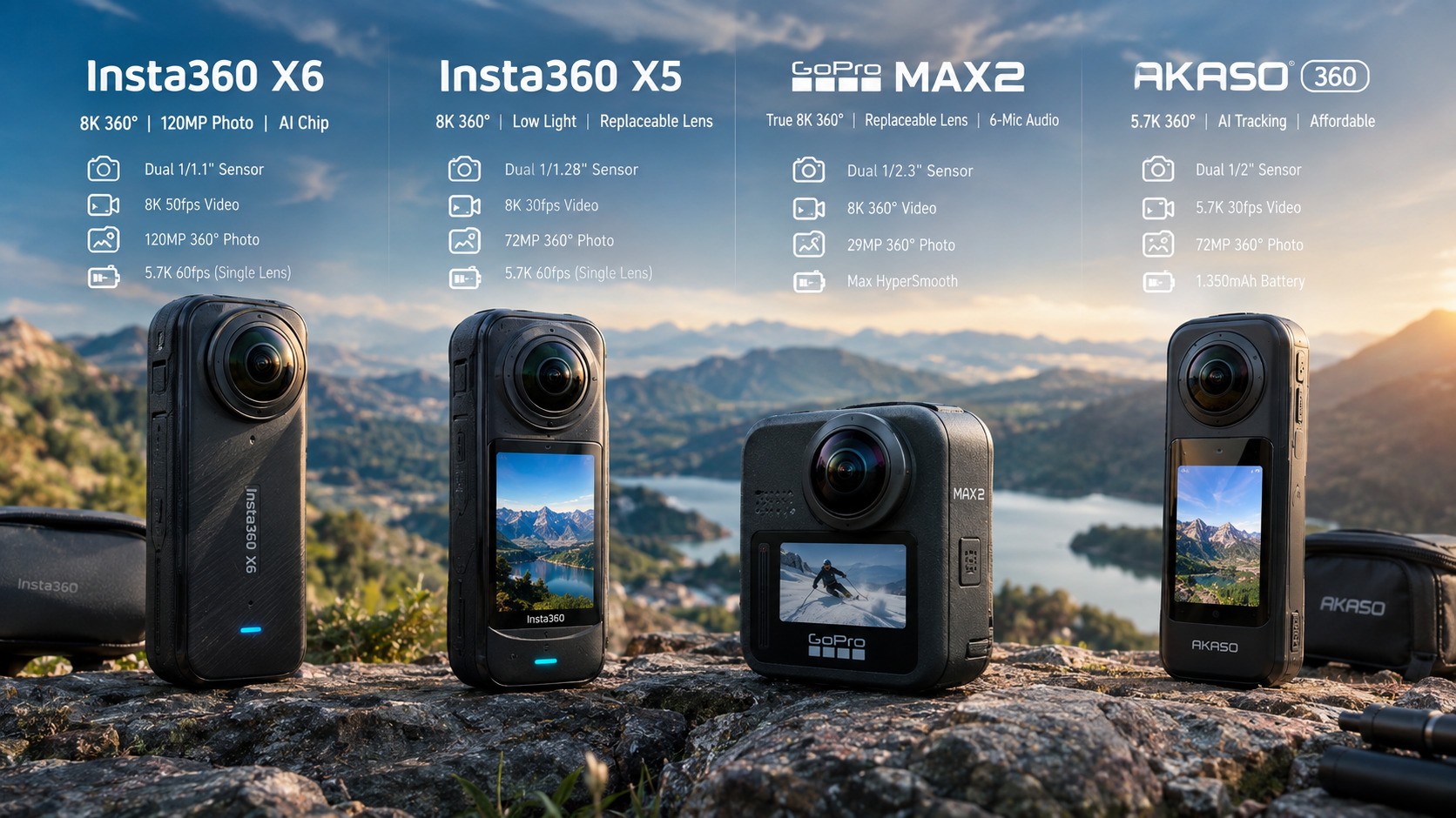 Insta360 X6 Punya 8K 50fps, Ini Spesifikasi Lengkap dan Harganya