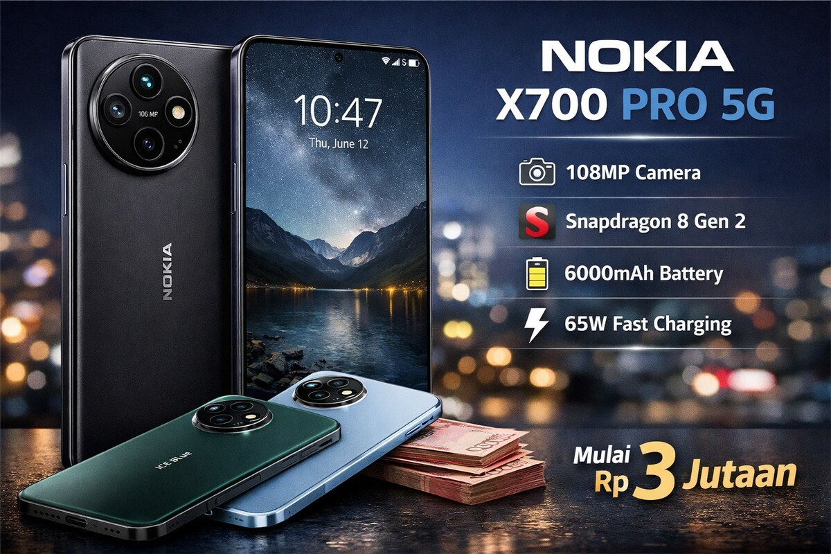 Nokia X700 Pro 5G Andalkan Kamera 108 MP dan Performa Kelas Atas