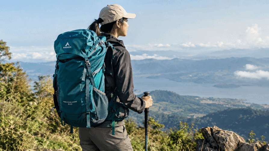 Eiger Women Ardor Lunaris 45 2.0, Carrier Wanita 45 Liter untuk Hiking 2–3 Hari