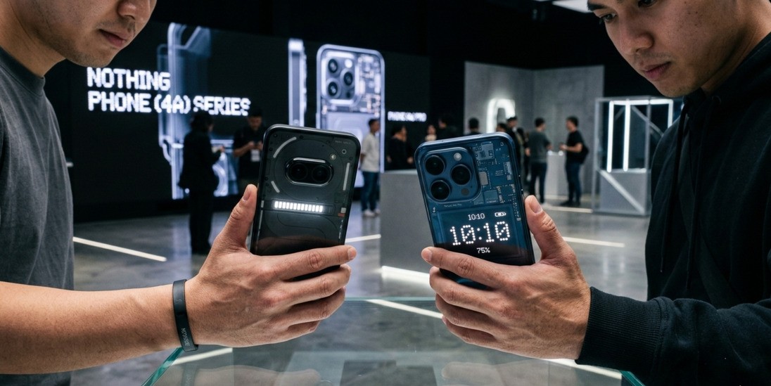 HP Mid-Range Paling Unik 2026, Nothing Phone 4a Series Tampil Beda dengan Desain Transparan