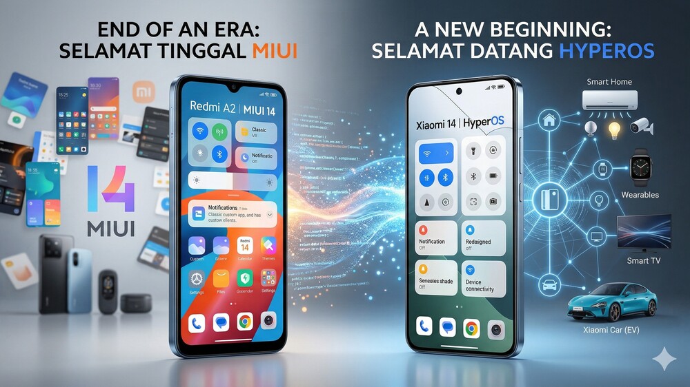 Selamat Tinggal MIUI: Redmi A2 Jadi Penutup, Xiaomi Siap Sambut Era HyperOS