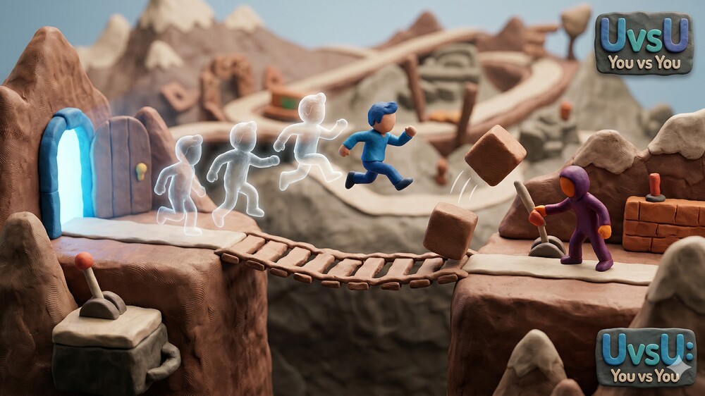 Tantang Dirimu Sendiri dalam UvsU, Game Indie dengan Visual Claymation Menawan