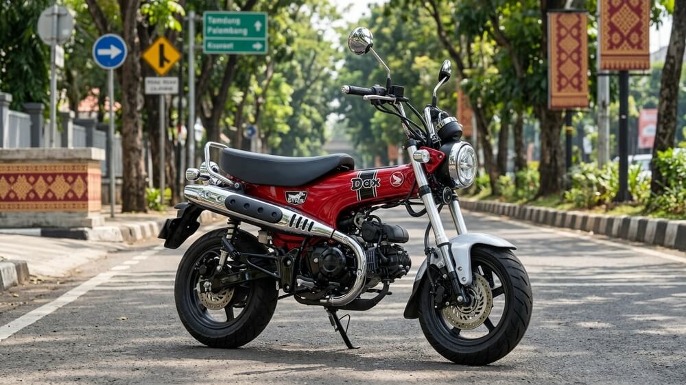 Honda Dax 125, Motor Klasik dengan Rangka T-Shape yang Unik