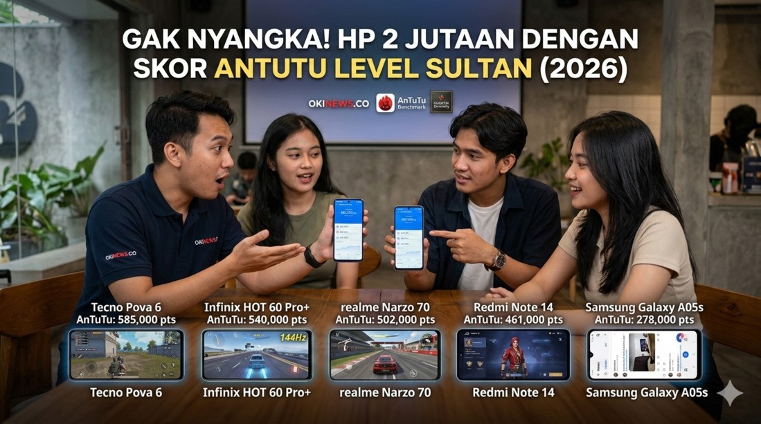 Gak Nyangka! HP 2 Jutaan Ini Skor AnTuTu-nya Tembus Level Sultan