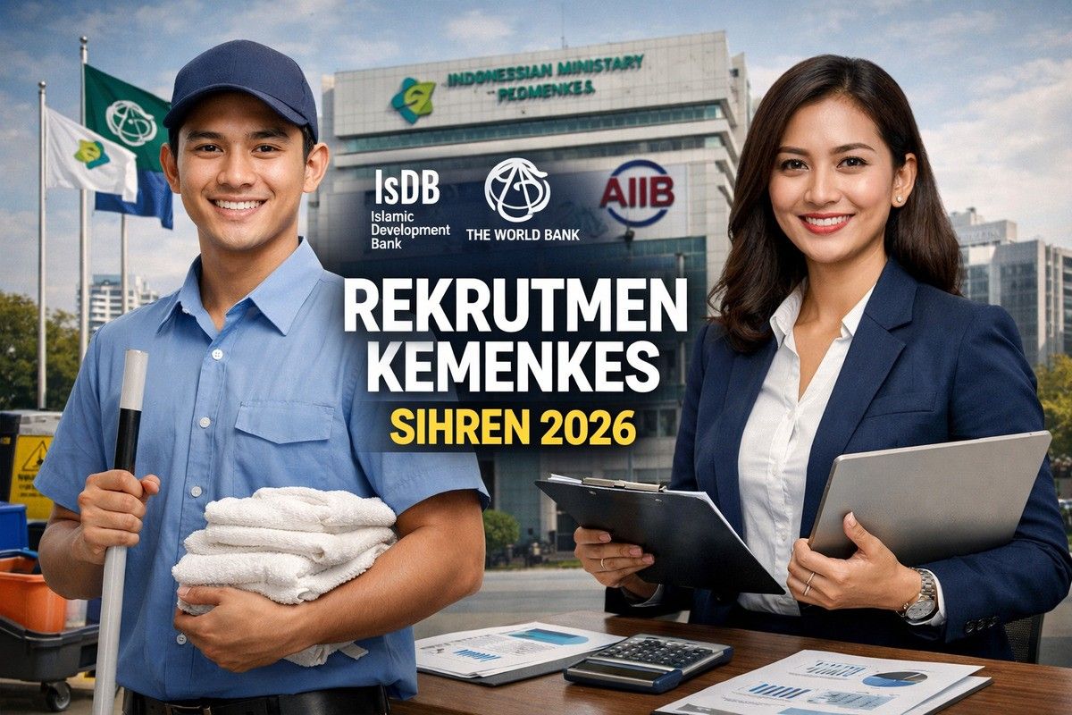 Kemenkes Buka Lowongan Kerja SIHREN 2026, Lulusan SMA hingga S1 Bisa Daftar, Cek Posisinya