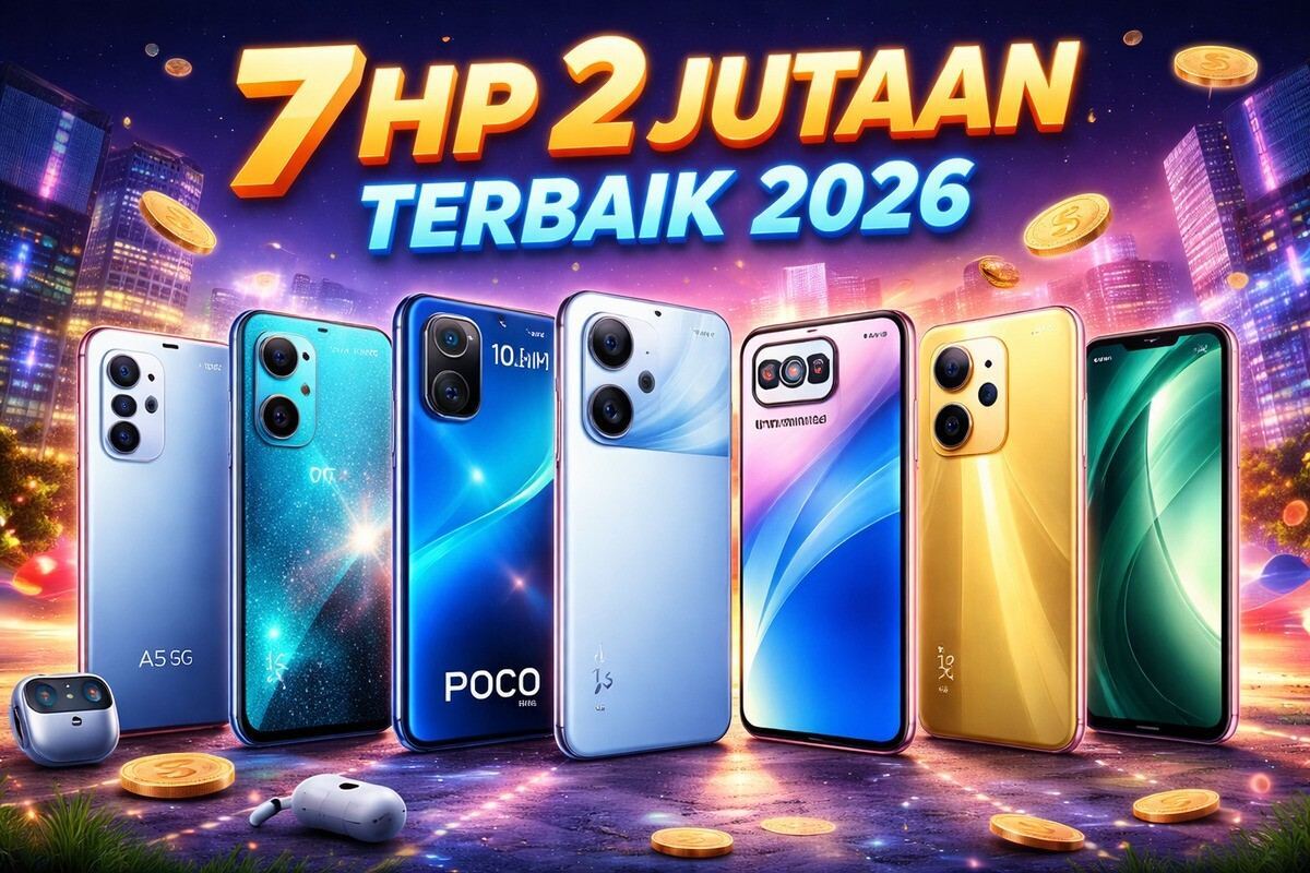 7 HP 2 Jutaan Terbaik 2026, Spek Dewa Harga Pelajar, Ada Punyamu? 