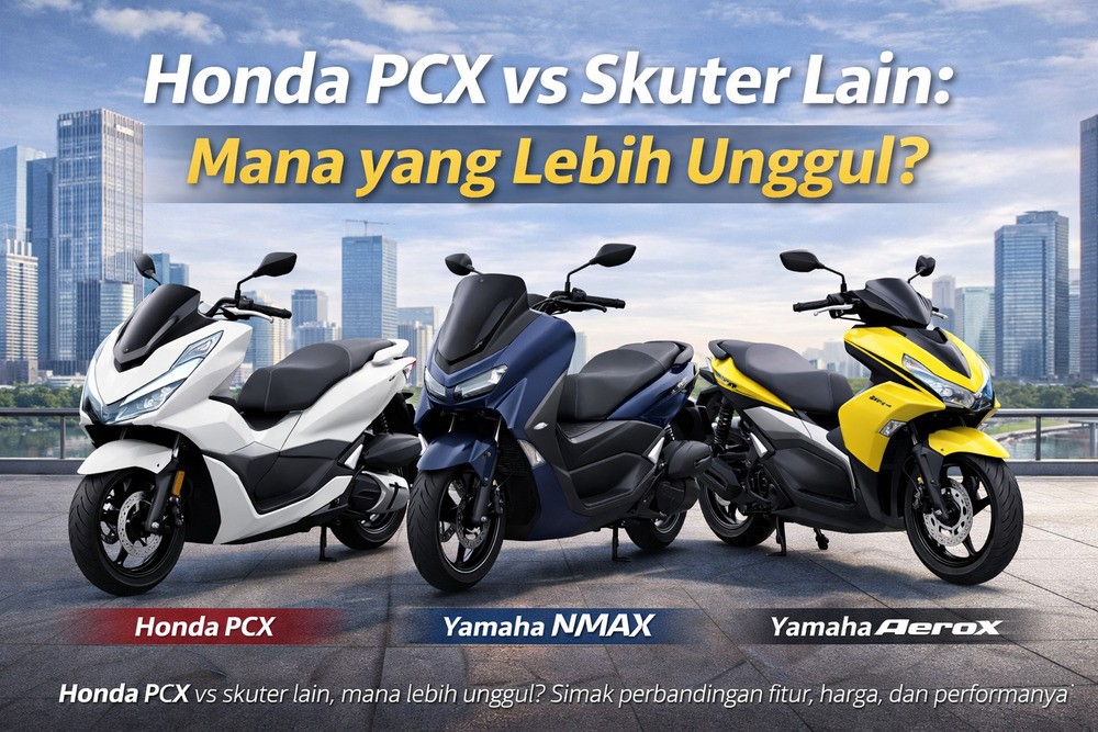 Perbandingan Honda PCX, NMAX, dan Aerox: Pilih Mana?