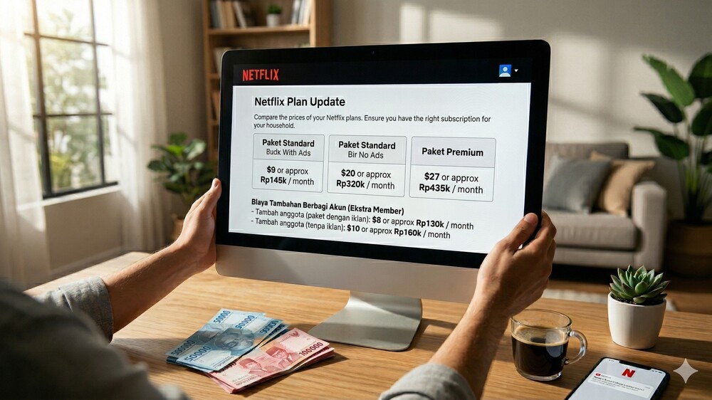Streaming Makin Mahal? Ini Update Harga Paket Netflix Standard dan Premium