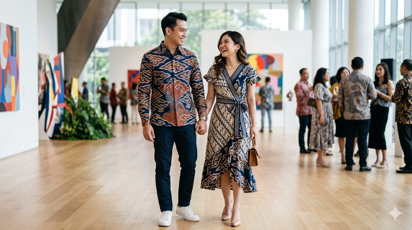 Bukan Sekadar Seragam, Ini Tren Batik Couple Paling Estetik!