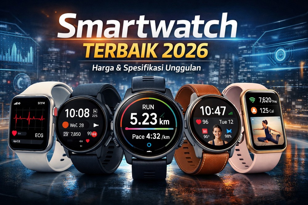 5 Jam Tangan Pintar Terbaik 2026 yang Wajib Dimiliki