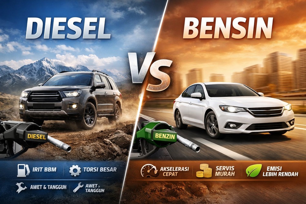 Mobil Diesel vs Bensin: Pilihan Terbaik untuk Kebutuhan Anda