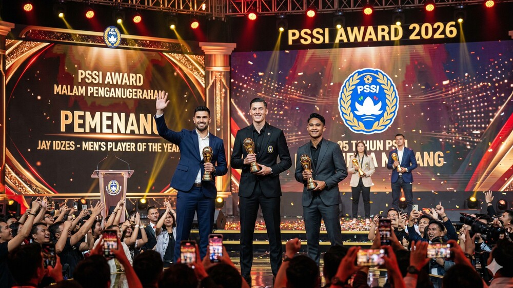 Daftar Lengkap Pemenang PSSI Award 2026: Jay Idzes Jadi Pemain Terbaik