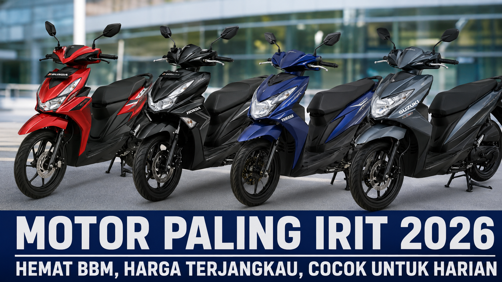 BBM Makin Dipertimbangkan, Ini Motor Irit yang Layak Dilirik