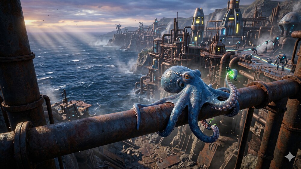 Darwin's Paradox: Petualangan Epik Gurita Biru Garapan ZDT Studio dan Konami