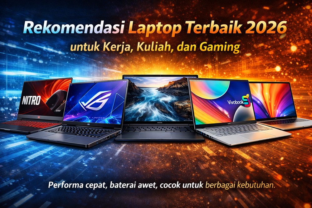 Rekomendasi Laptop Paling Worth It di Tahun 2026
