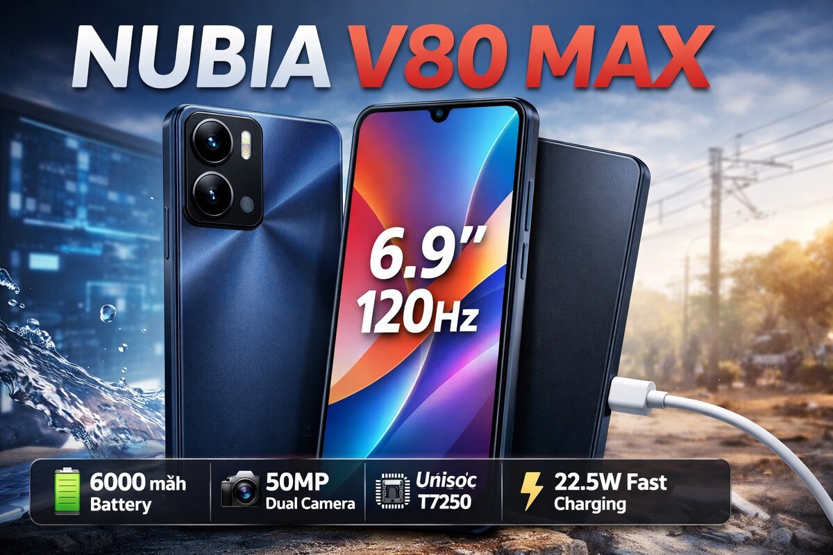Nubia V80 Max Resmi Meluncur di Indonesia 2026: Spesifikasi Lengkap dan Harga Terjangkau