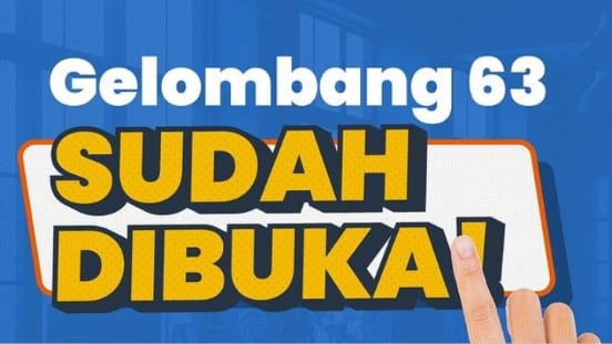 Kartu Prakerja Gelombang 63 Sudah Dibuka, Cek Syarat dan Cara Daftar