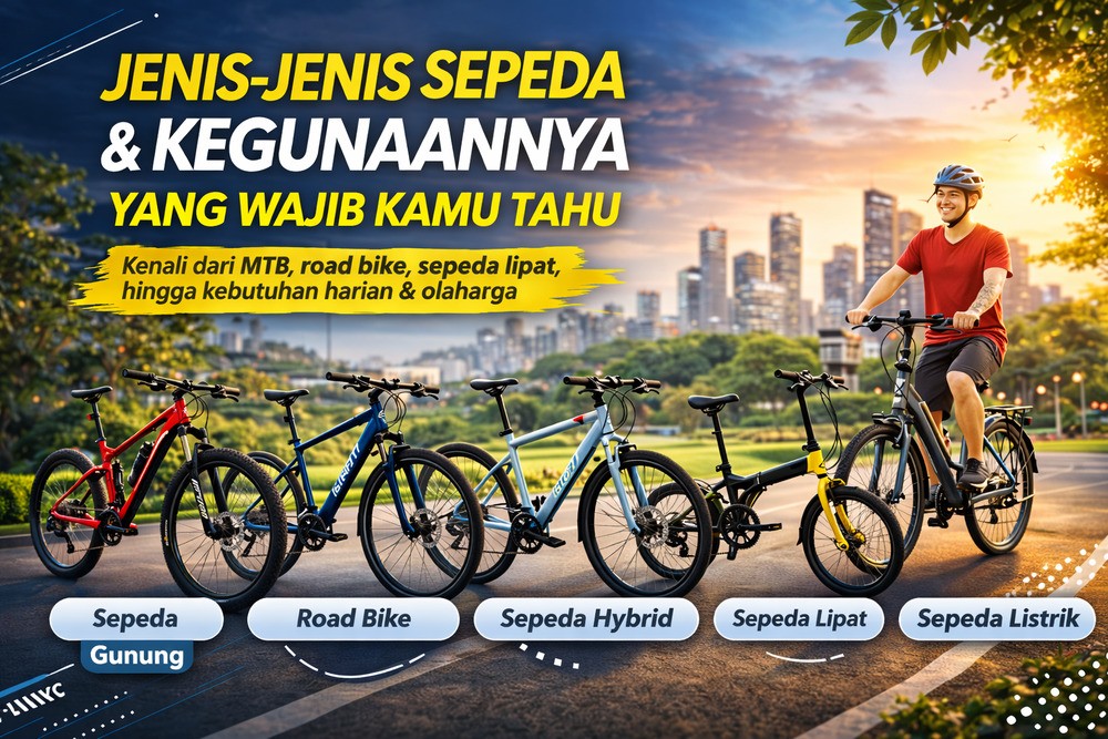 Mau Beli Sepeda? Kenali Jenisnya Dulu!