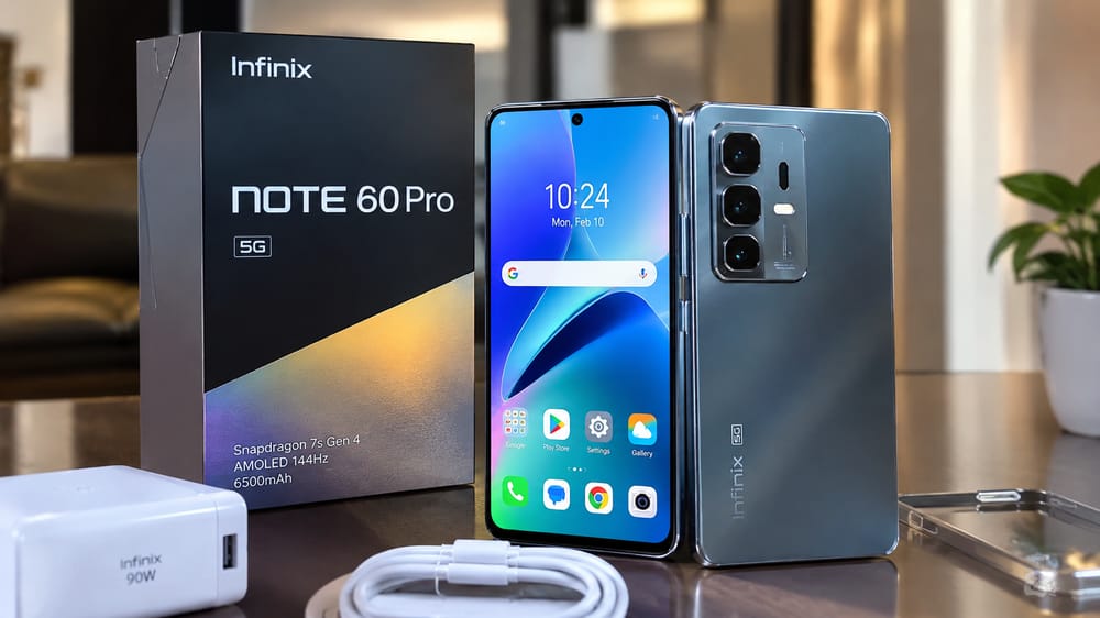 Infinix NOTE 60 Pro Hadir dengan Snapdragon 7s Gen 4 dan Layar 144 Hz