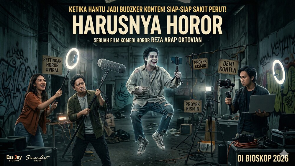 Reza Arap Banting Setir Jadi Sutradara, Harusnya Horor Siap Pecahkan Bioskop 2026!