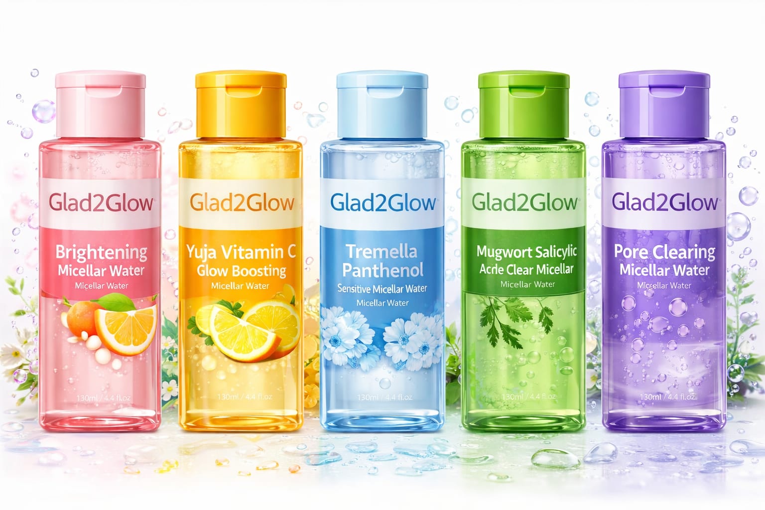 Bersih Maksimal Tanpa Perih di Mata, Glad2Glow Micellar Water Jadi Pilihan