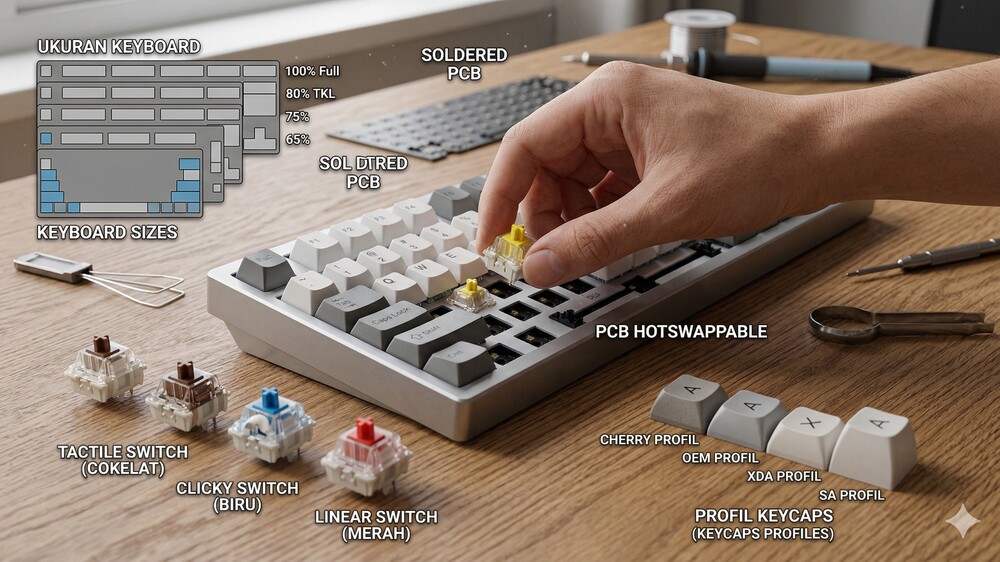 Awas Salah Beli! Ini Panduan Wajib Sebelum Angkut Keyboard Mechanical
