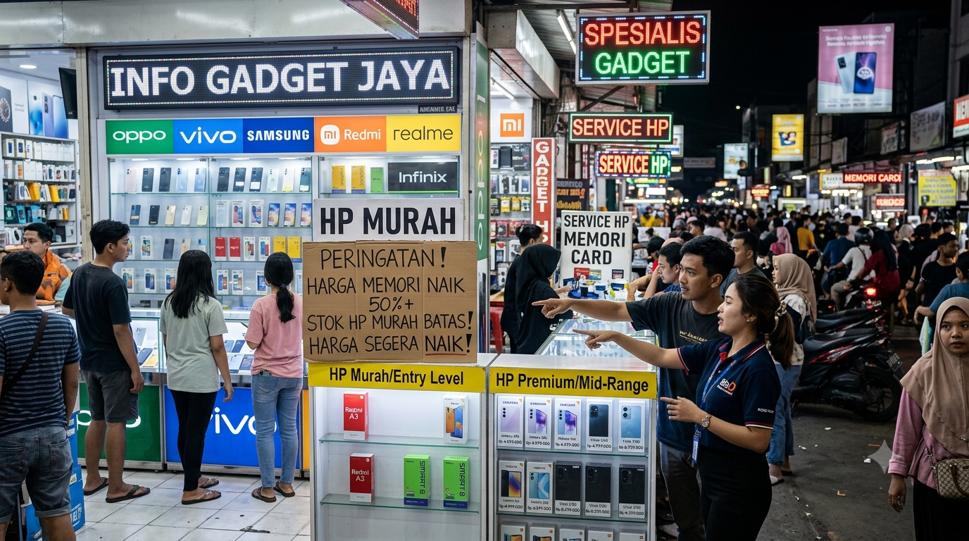 Goodbye HP 1 Jutaan: Harga Memori Meroket, Dompet Kaum Mendang-Mending Menjerit!